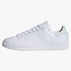 Adidas White and Light Green Sneakers